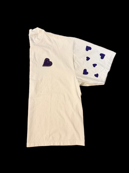 Purple Love Hearted Tee