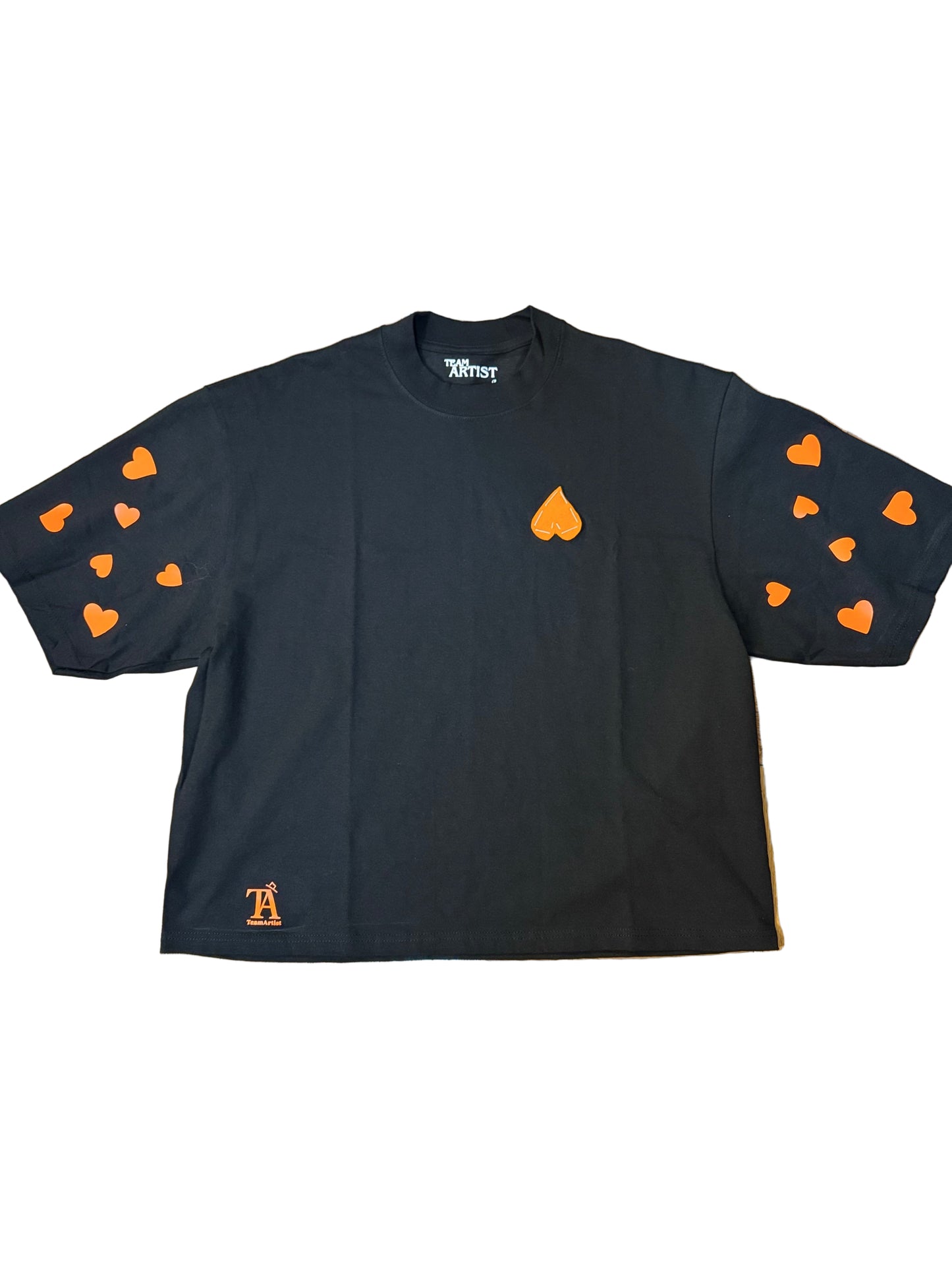 Orange Love Hearted Tee