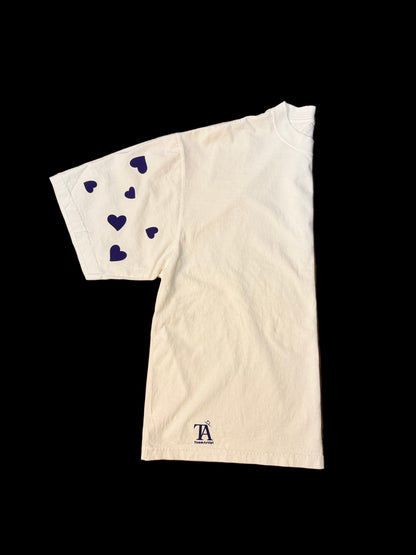 Purple Love Hearted Tee